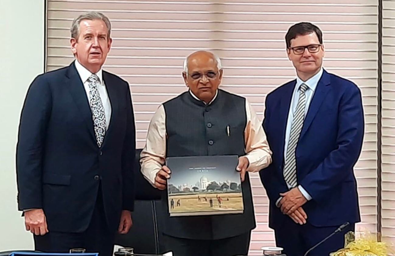High Commissioner Barry O\\\\\\\\\\\\\\\\\\\\\\\\\\\\'Farrell and Mumbai Consul-General Peter Truswell met with Gujarat Chief Minister Bhupendra Patel